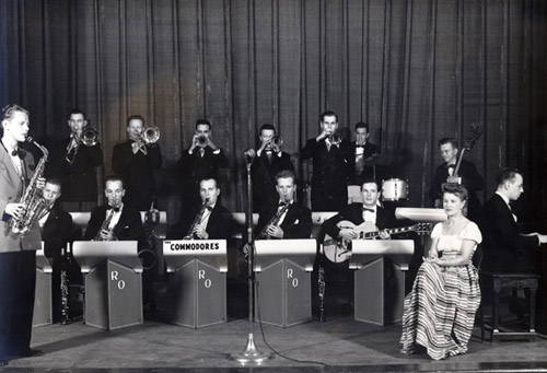 Another Glimpse of Nancy Jo's Father's Band -- Ray Oberschulte and His Commodores -- this time with a vocalist